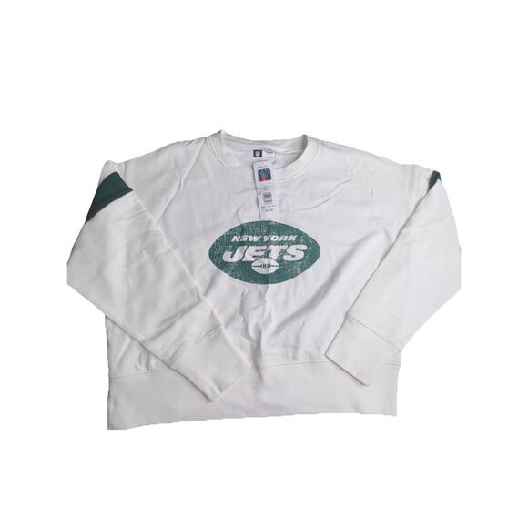Other - NWT Women’s NFL New York Jets Cropped Game Day Sweatshirt Size Small (D12)